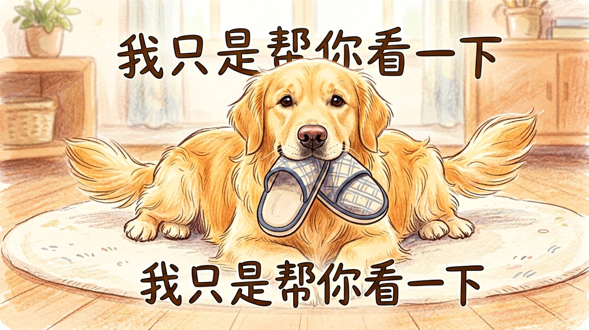 狗狗：我只是想确认一下它是不是安全的