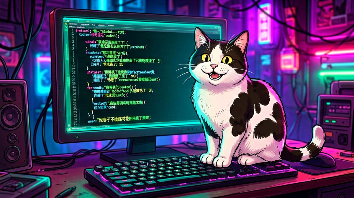 程序员的苦命日常：猫一过，代码全完