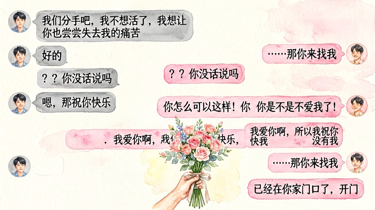 女生欲擒故纵反被将军，男生反而用真诚拿捏全场。