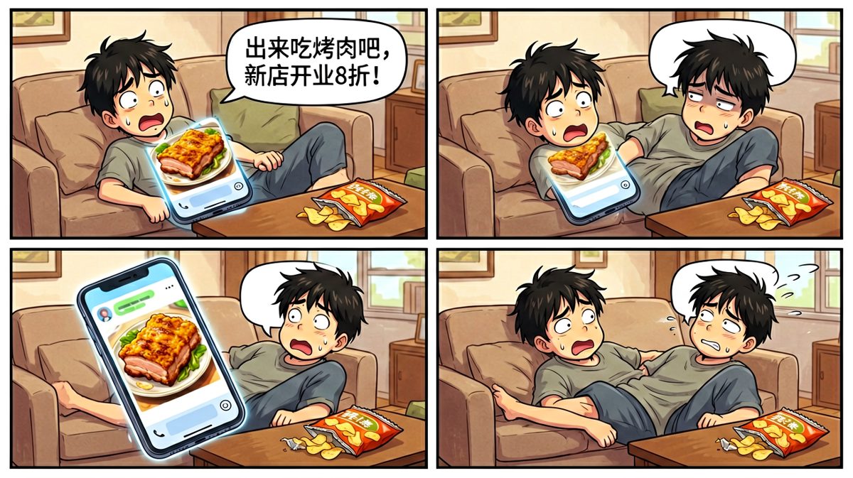 关键时刻，好朋友发来'致命诱惑'。