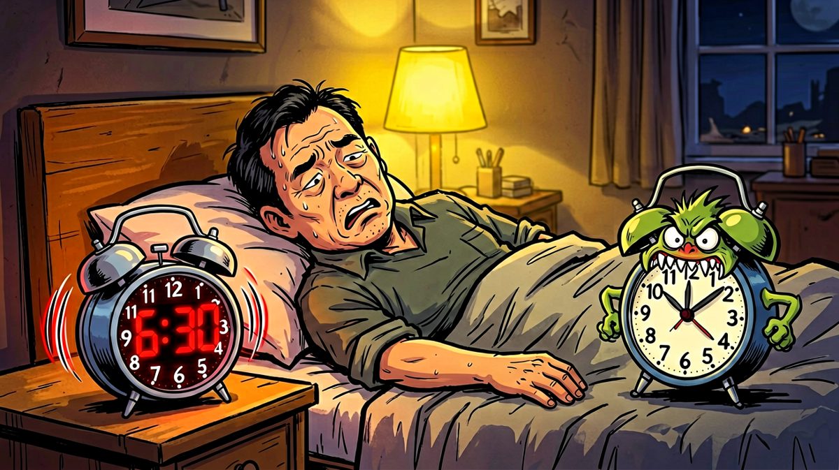 闹钟凌晨6:30准时发动袭击，打工人阿强瑟瑟发抖。