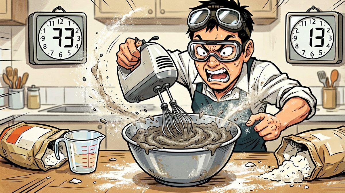 只要疯狂搅拌就一定能成功……吧？
