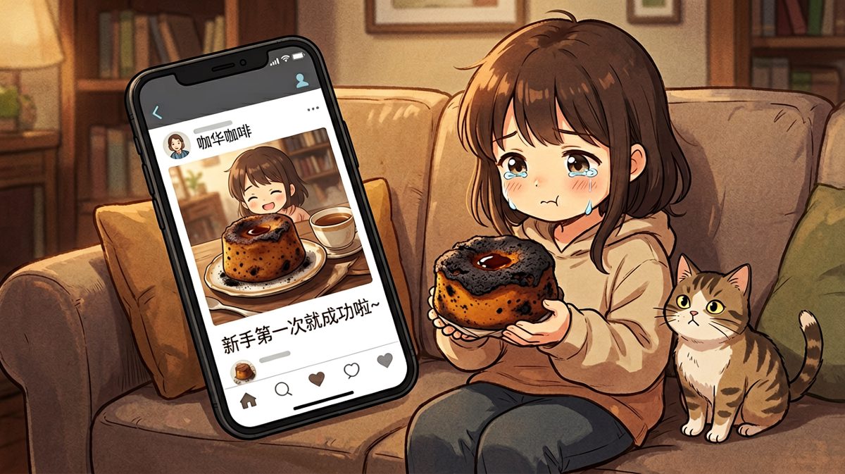 算了……还是点个外卖吧。