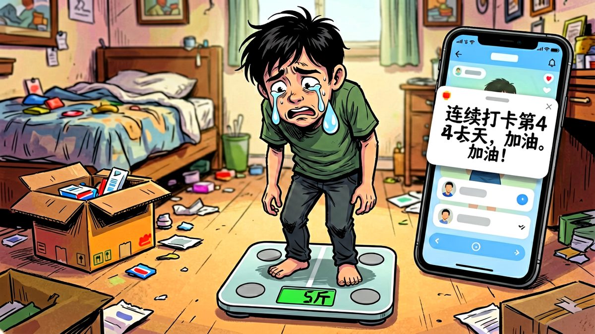 第五天：闪没瘦成，倒是胖了一圈