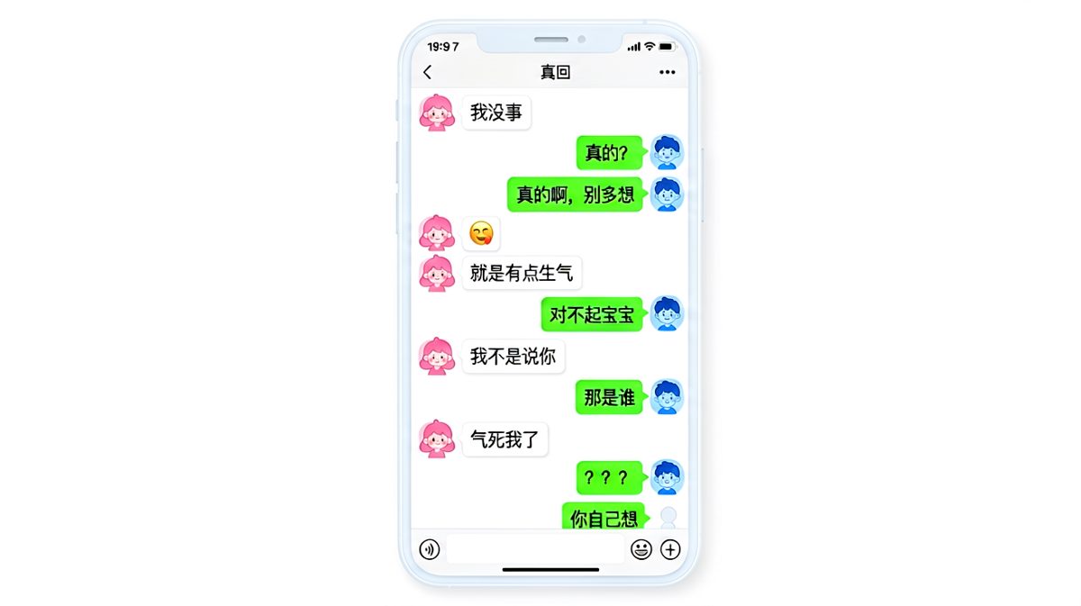 "我没事"翻译成男生版本等于灾难预警