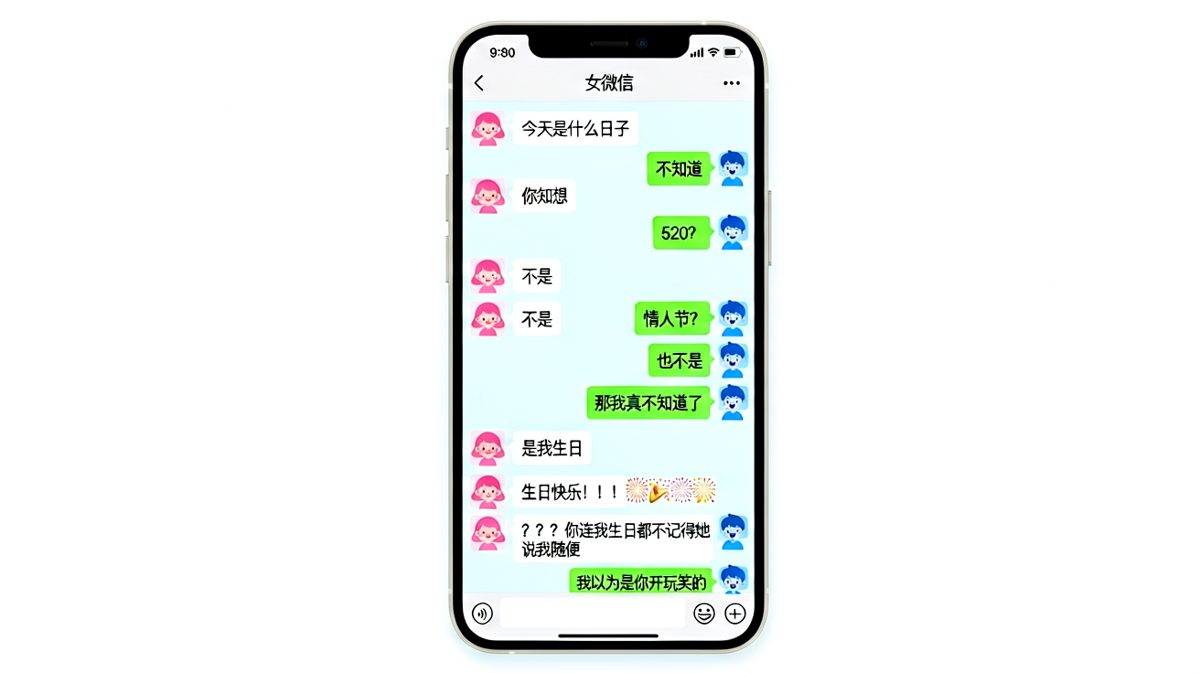 生日话题的经典翻车现场
