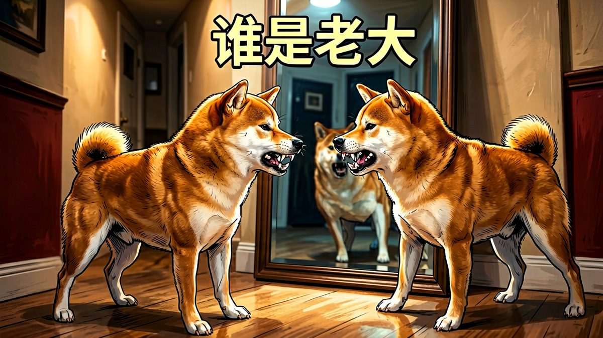 狗：外面那只狗谁啊？看我收拾它！