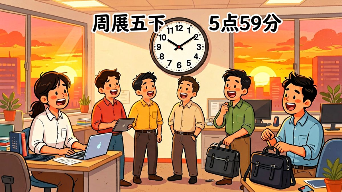 五点五十九分，全公司进入战备状态