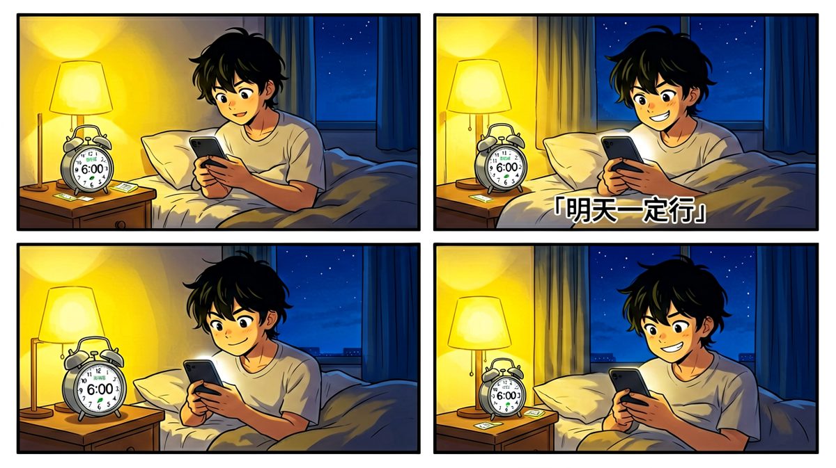 深夜感悟：明天，一定重新开始！