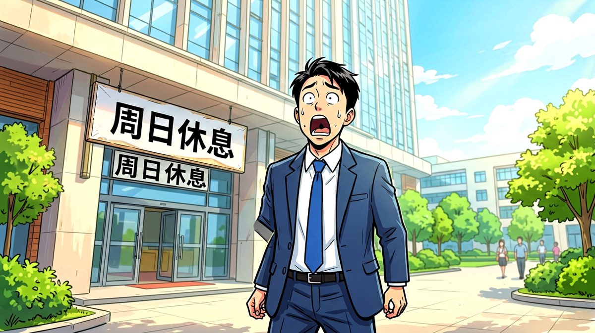 晴天霹雳：周日白跑了