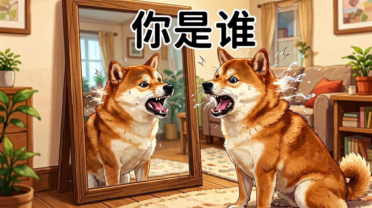 柴犬：这是我吗？那我又是谁？