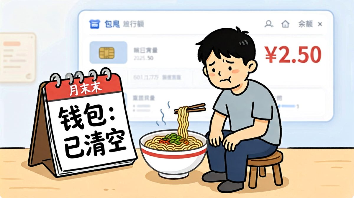 月光族月末生存指南：泡面加肠就是豪华版