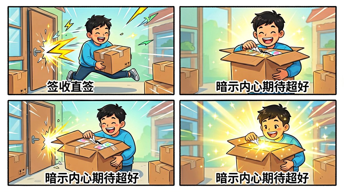 终于到货！深呼吸，准备震撼开箱。
