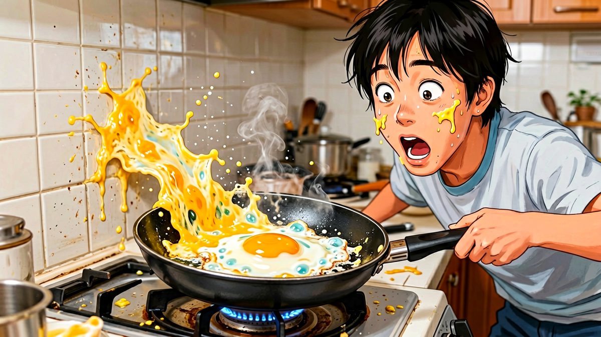 等等……煎蛋为什么会爆炸？！