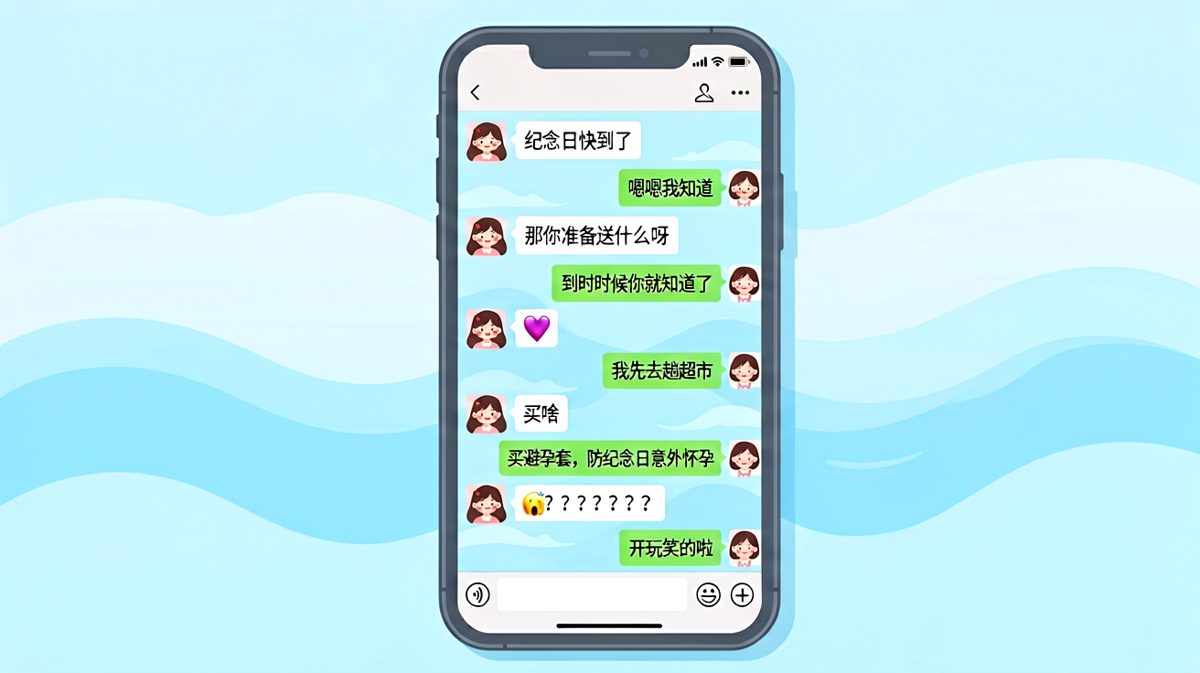男生以为开了个玩笑，女生已经想好了分手方案。