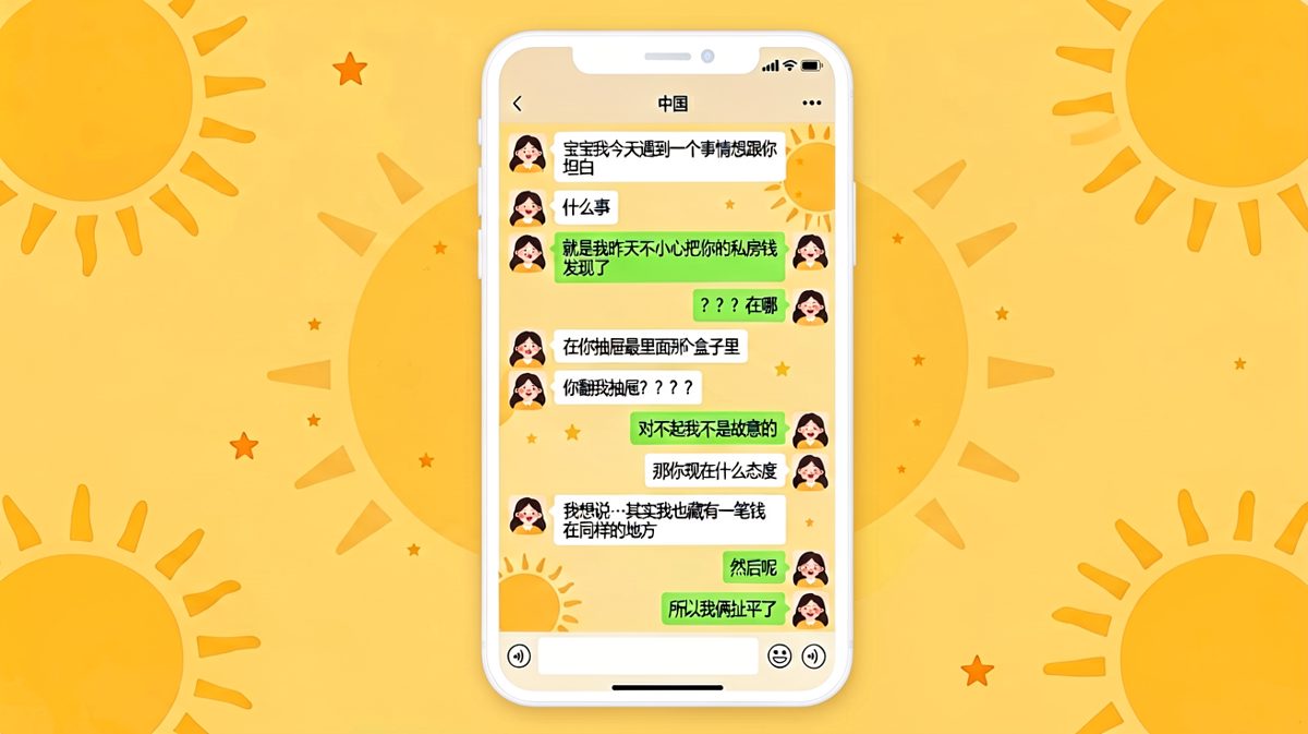 坦白局变成对峙局，情侣间的秘密战争一触即发。