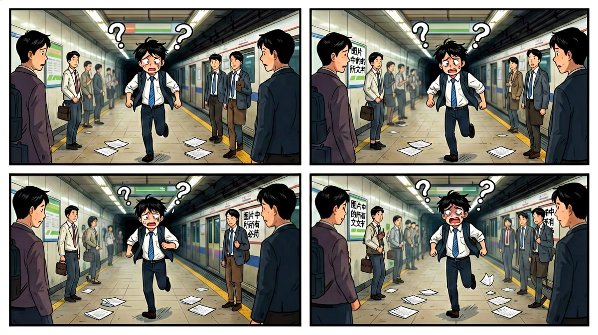 地铁开了……而我还在原地。