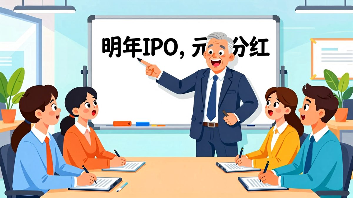 老板：公司明年要上市，大家都是元老！员工：（内心）真的吗老板！