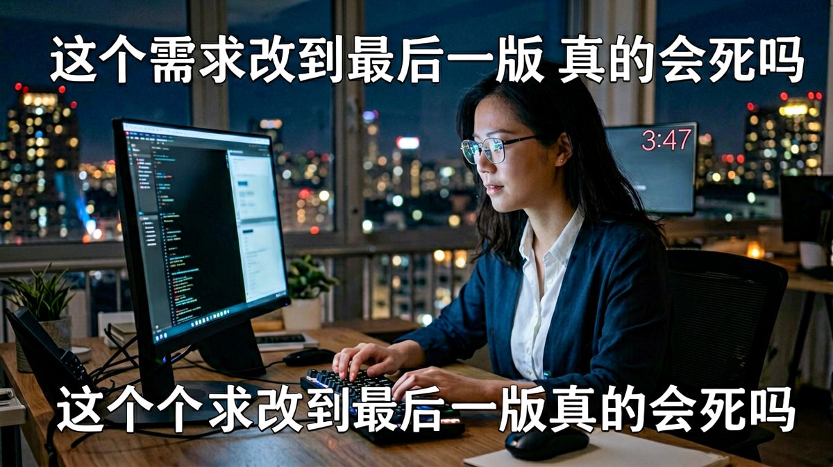 凌晨三点的乙方，灵魂已经飘走了