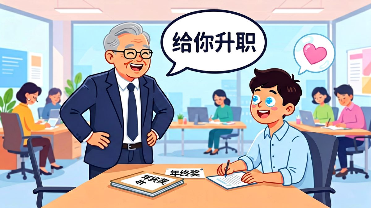 老板说给你升职，员工幻想成加薪，下一秒反转来了