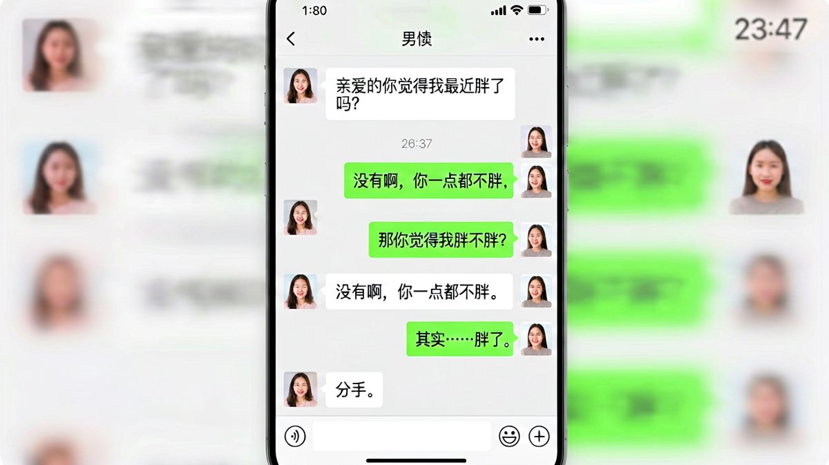 「你不胖」之后，他说了什么……