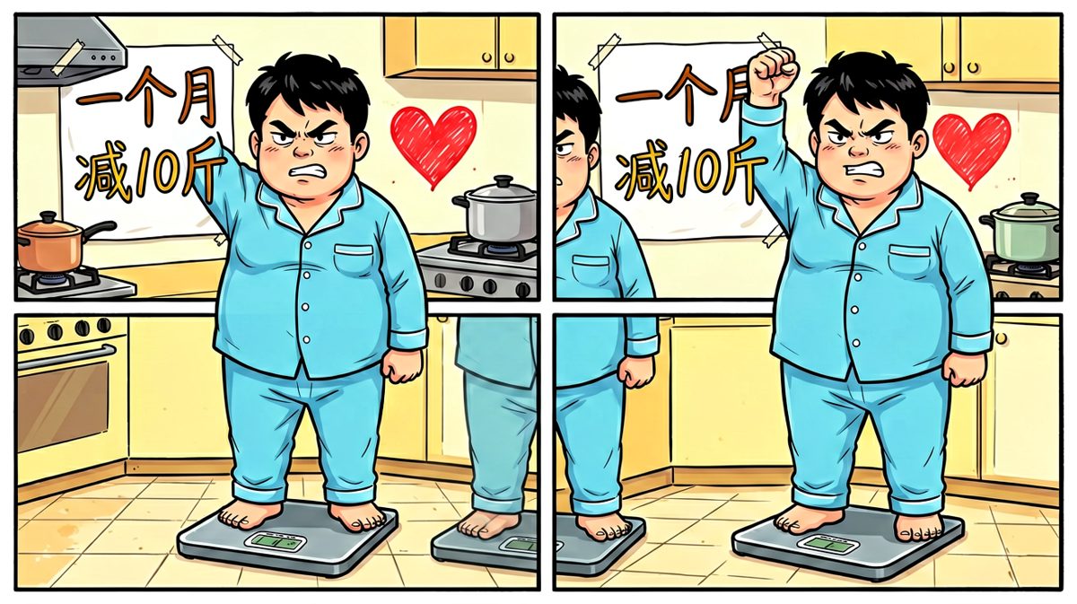 立flag：老子誓要一个月减10斤！
