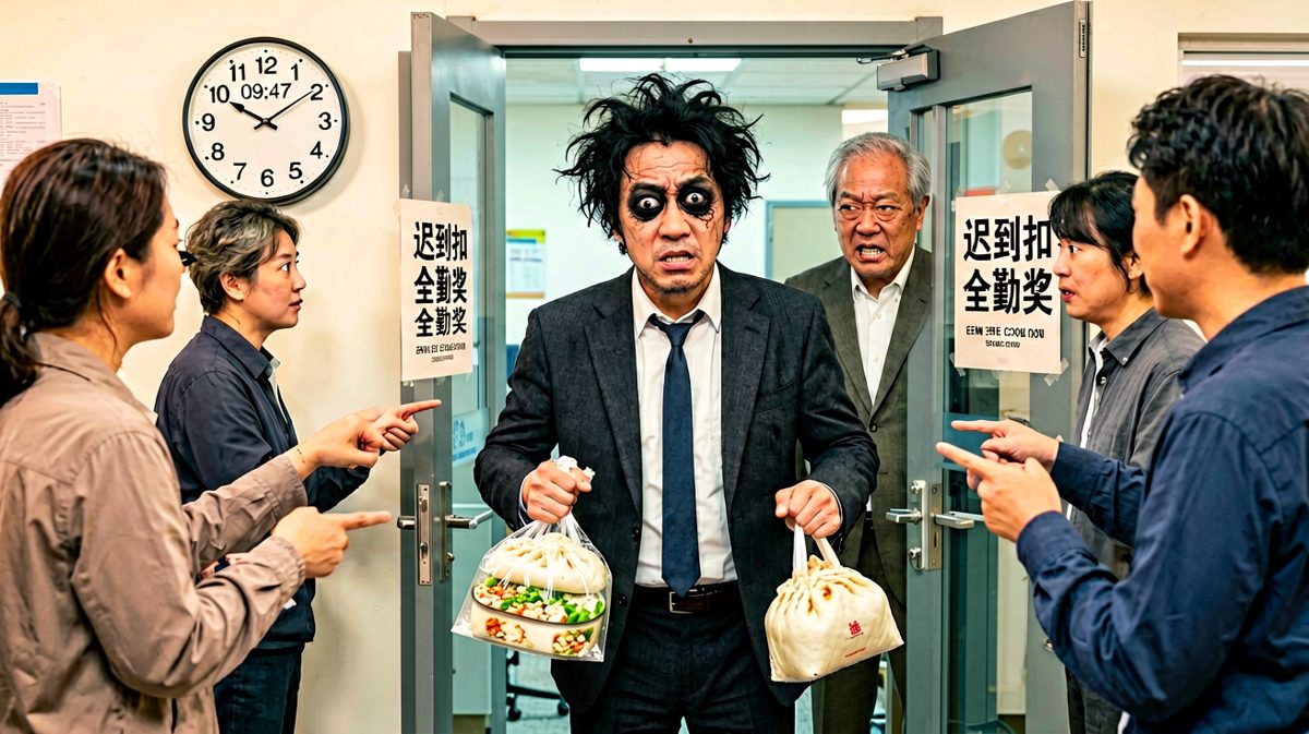 迟到四十七分钟，全公司都在看我