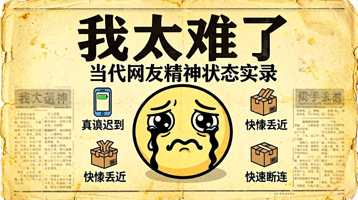 生活连续暴击，网友：我太难了