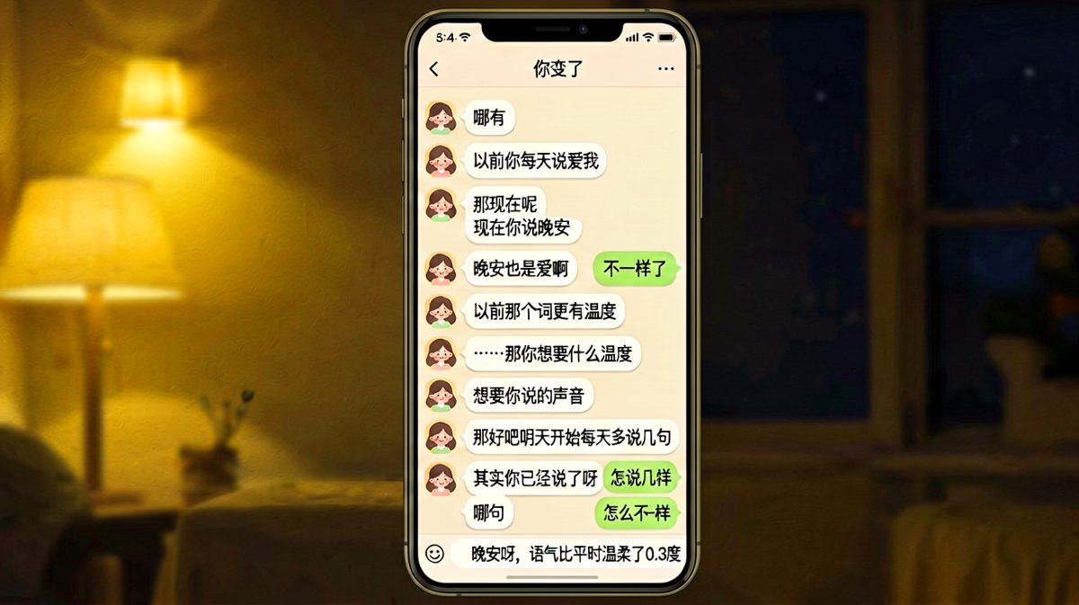 女生要的不是情话，是态度，但最后用数据打败了感性