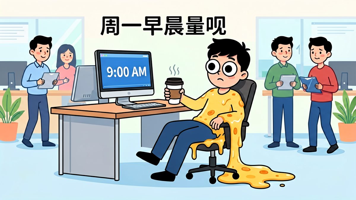 周一的我，已经提前过完了一生。