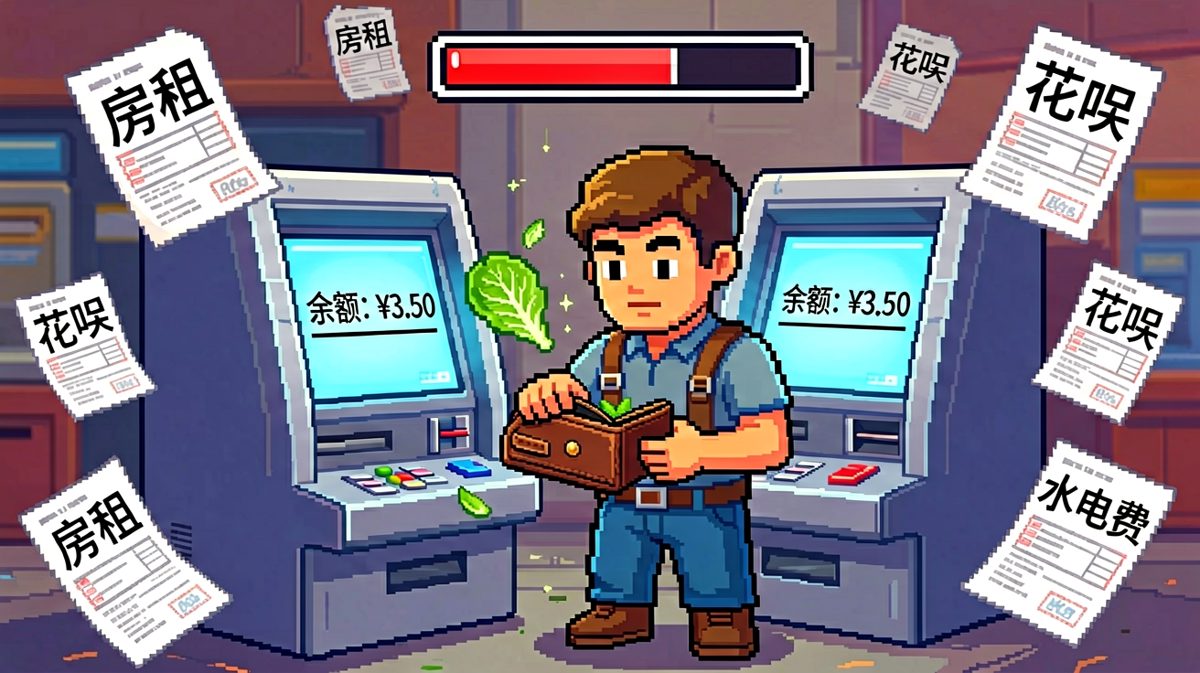 月光族的月光，指的是钱包比脸还干净。