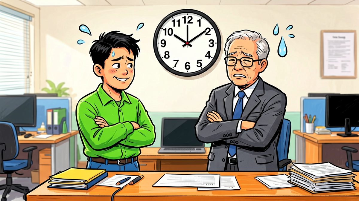 老板：你今天……是故意的吧？