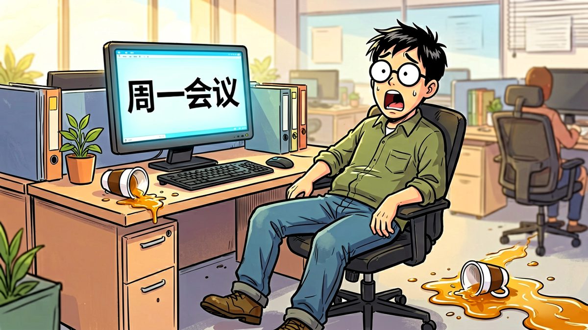 周一早上的我，灵魂已离家出走