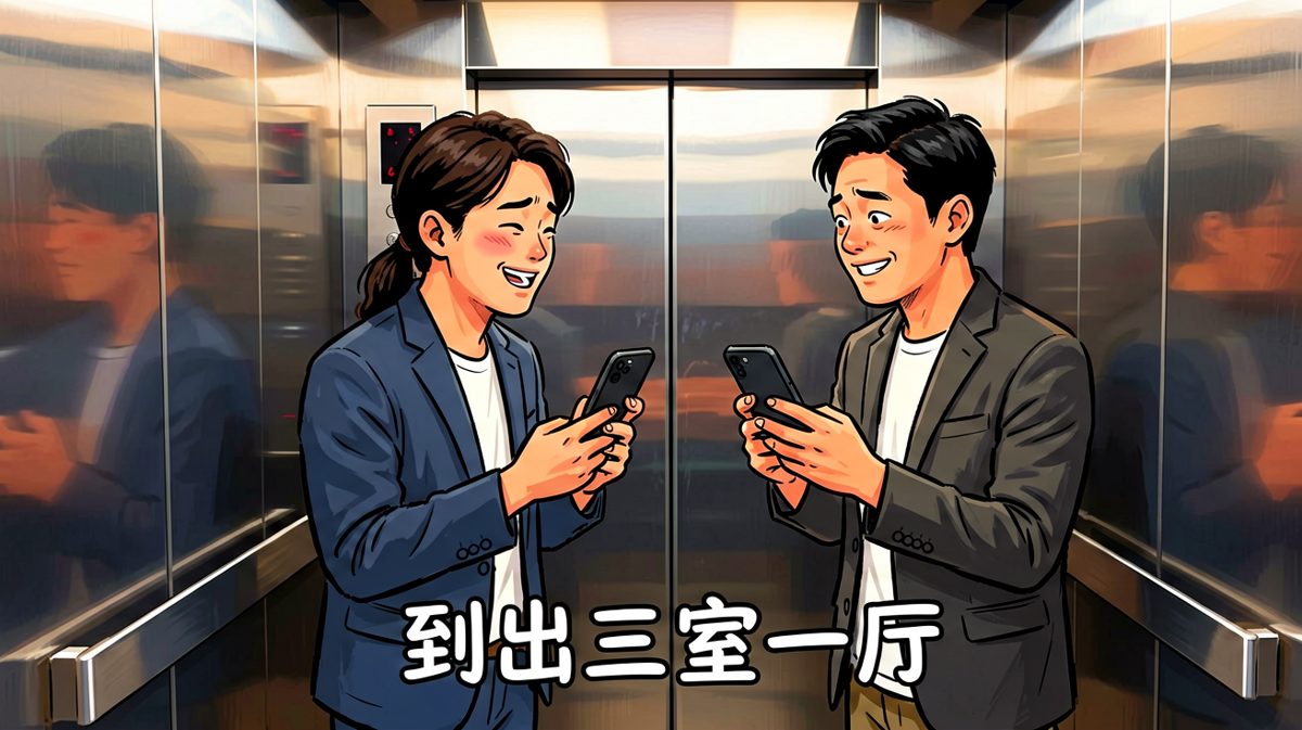 社恐最怕的不是爬楼，是电梯偶遇
