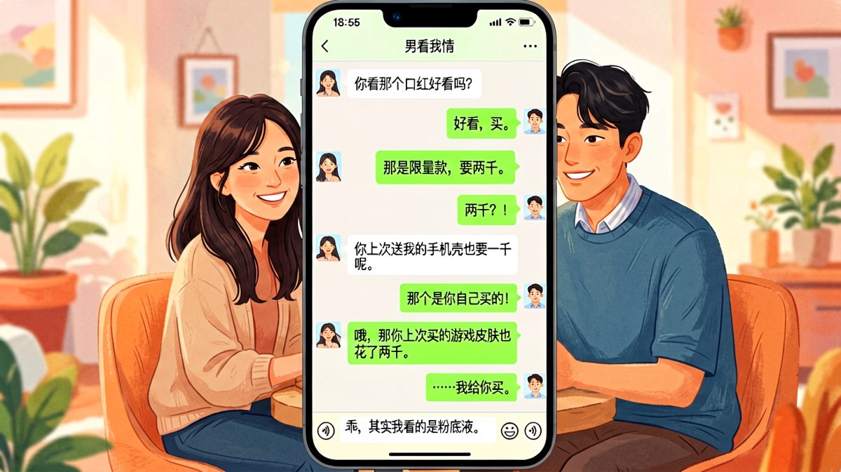 口红两千元引发预算危机，最后反转成粉底液。