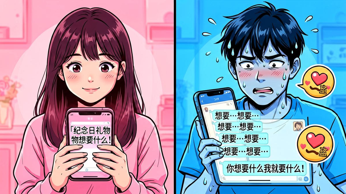 男生记忆断片，礼物选择困难症爆发