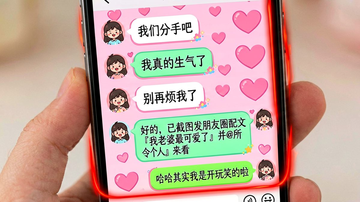 吓唬人的分手威胁反被套路