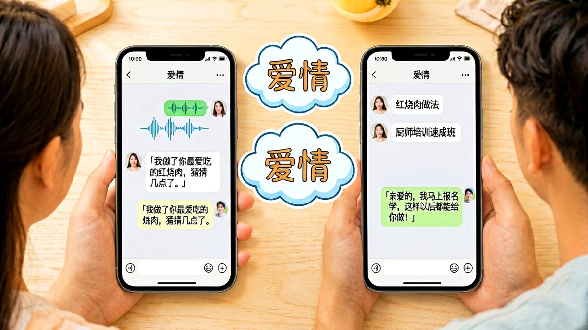 误会吃大餐变成要学做菜
