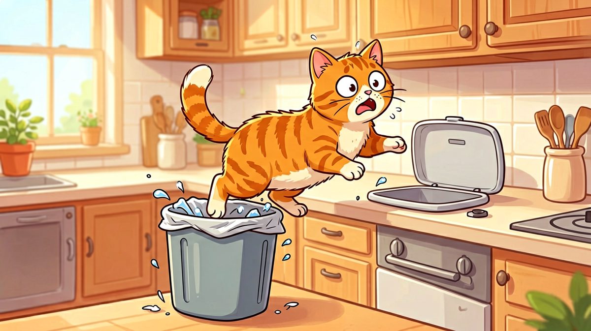 猫咪：我明明很轻盈的！