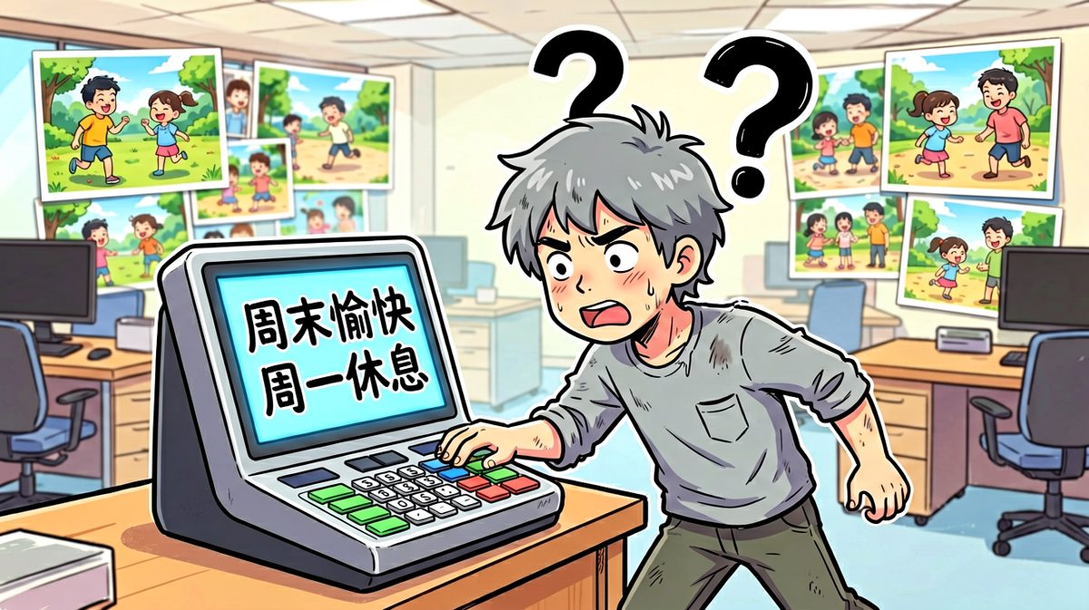 最扎心的真相：今天其实是周末