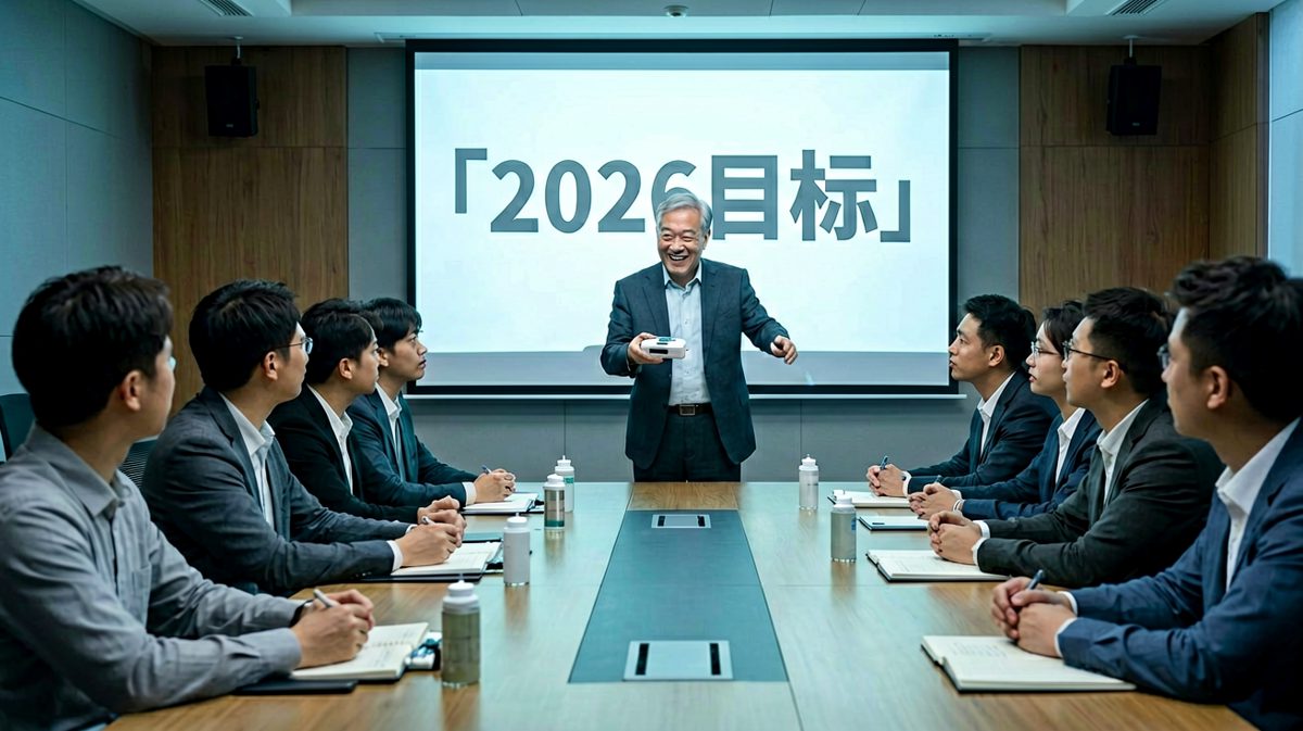 老板：今年大家辛苦点明年一定涨薪——众人：好的老板——老板：明年见
