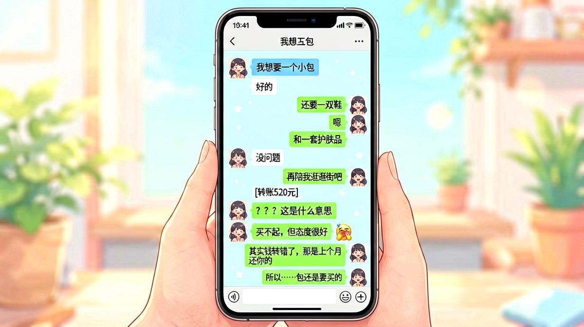 "买不起，但态度很好"——男友的钱包已阵亡