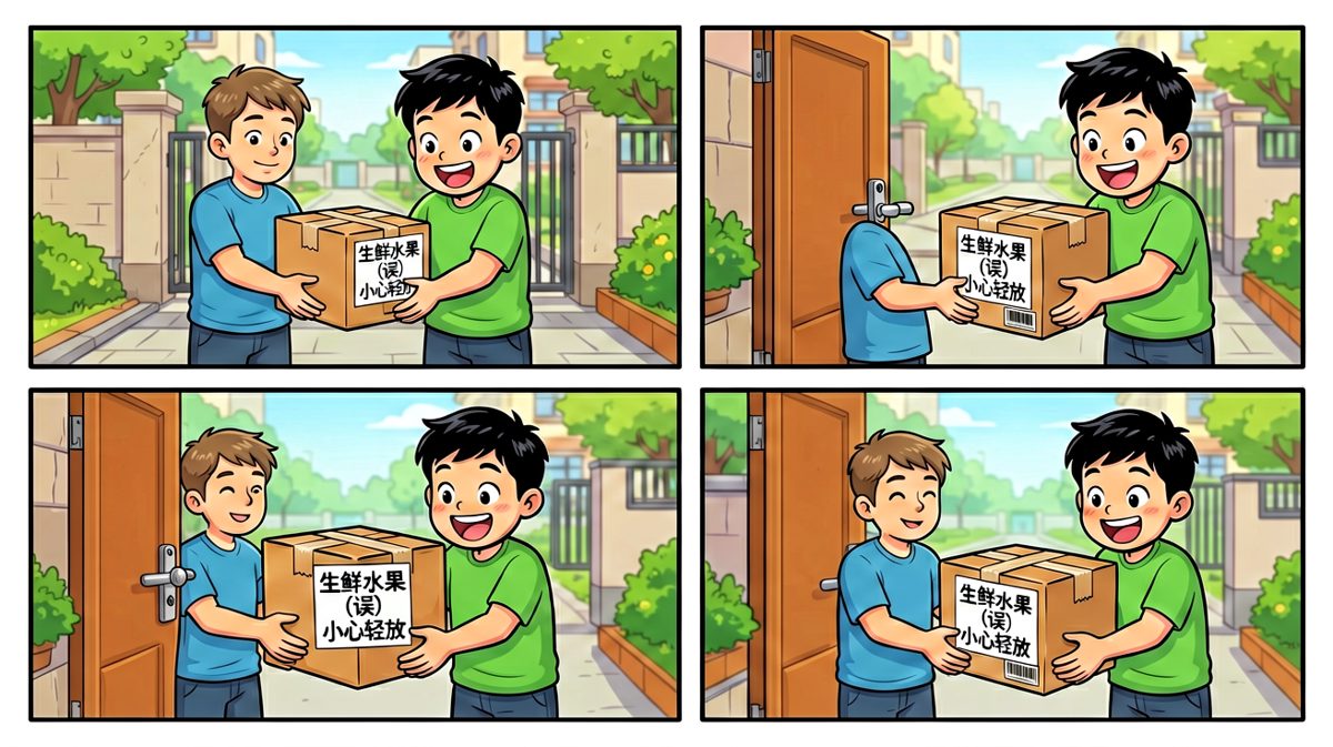 快递到了！里面一定是梦想之鞋！