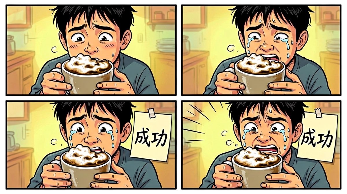 好像……也不是不能喝……（强撑）