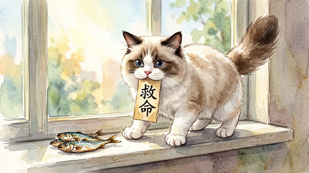 猫：我明明昨天能跳上去的……是不是减肥减过头了