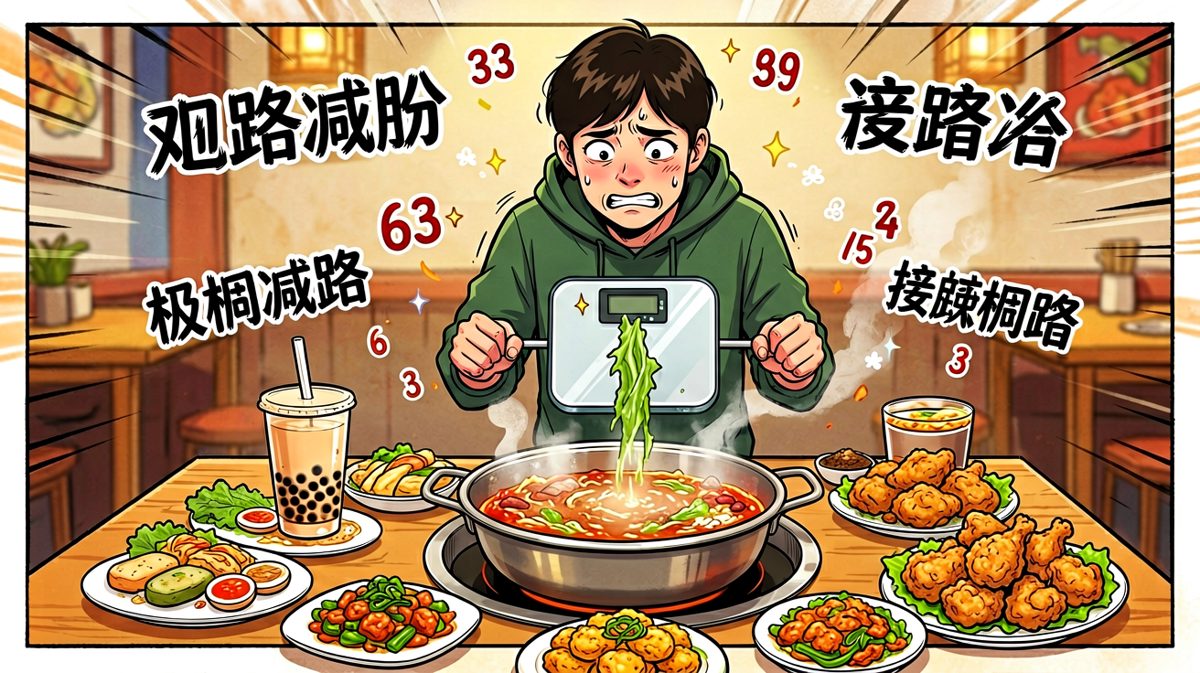 减肥路上的最大绊脚石是一顿火锅
