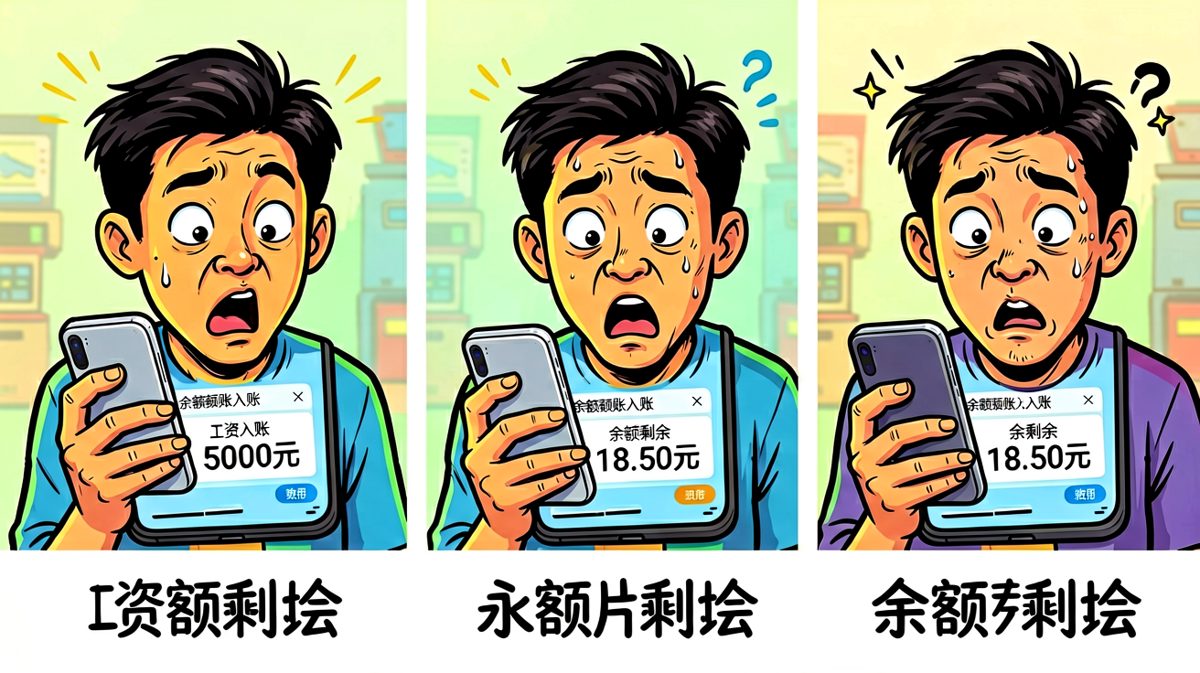 工资就像大姨妈，一月一次，一周就没了