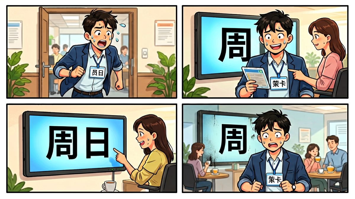 到了才发现……今天是周日