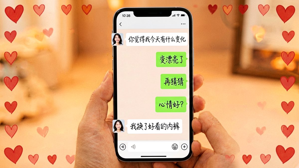 直男救命问题引发的社死现场