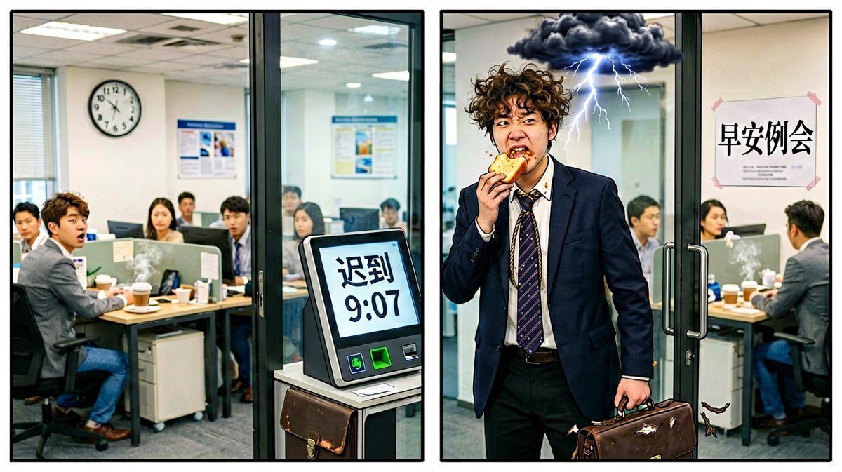 迟到七分，人生崩塌。